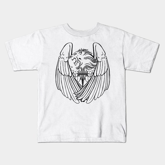 Griever winged Kids T-Shirt by NemiMakeit